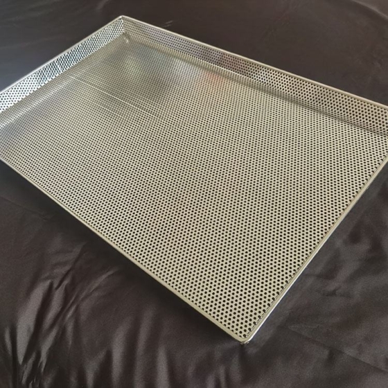 Custom Perforated Stainless Steel Tray Manufacturer for Food Processing and Industrial Applications